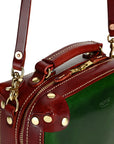 Cedar Mini Trunk Crossbody in Kale/Burgundy - photo 15 