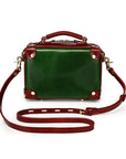 Cedar Mini Trunk Crossbody in Kale/Burgundy - photo 3 