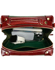 Cedar Mini Trunk Crossbody in Kale/Burgundy - photo 5 