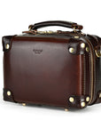 Cedar Mini Trunk Crossbody in Taupe/Brown - photo 11 