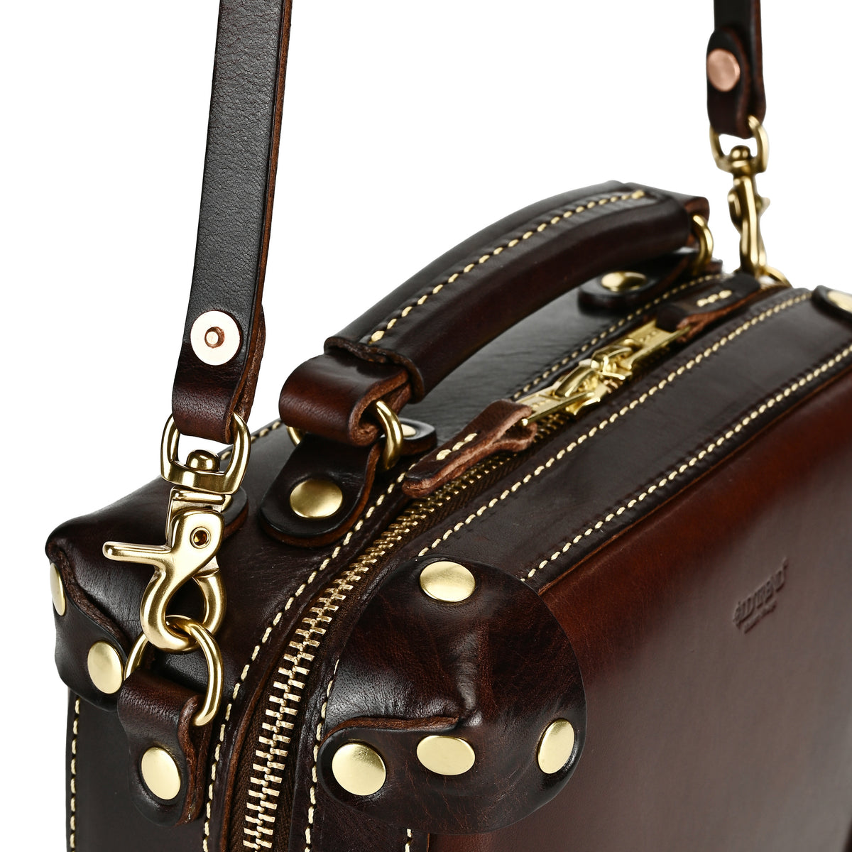 Cedar Mini Trunk Crossbody in Taupe/Brown - photo 15 