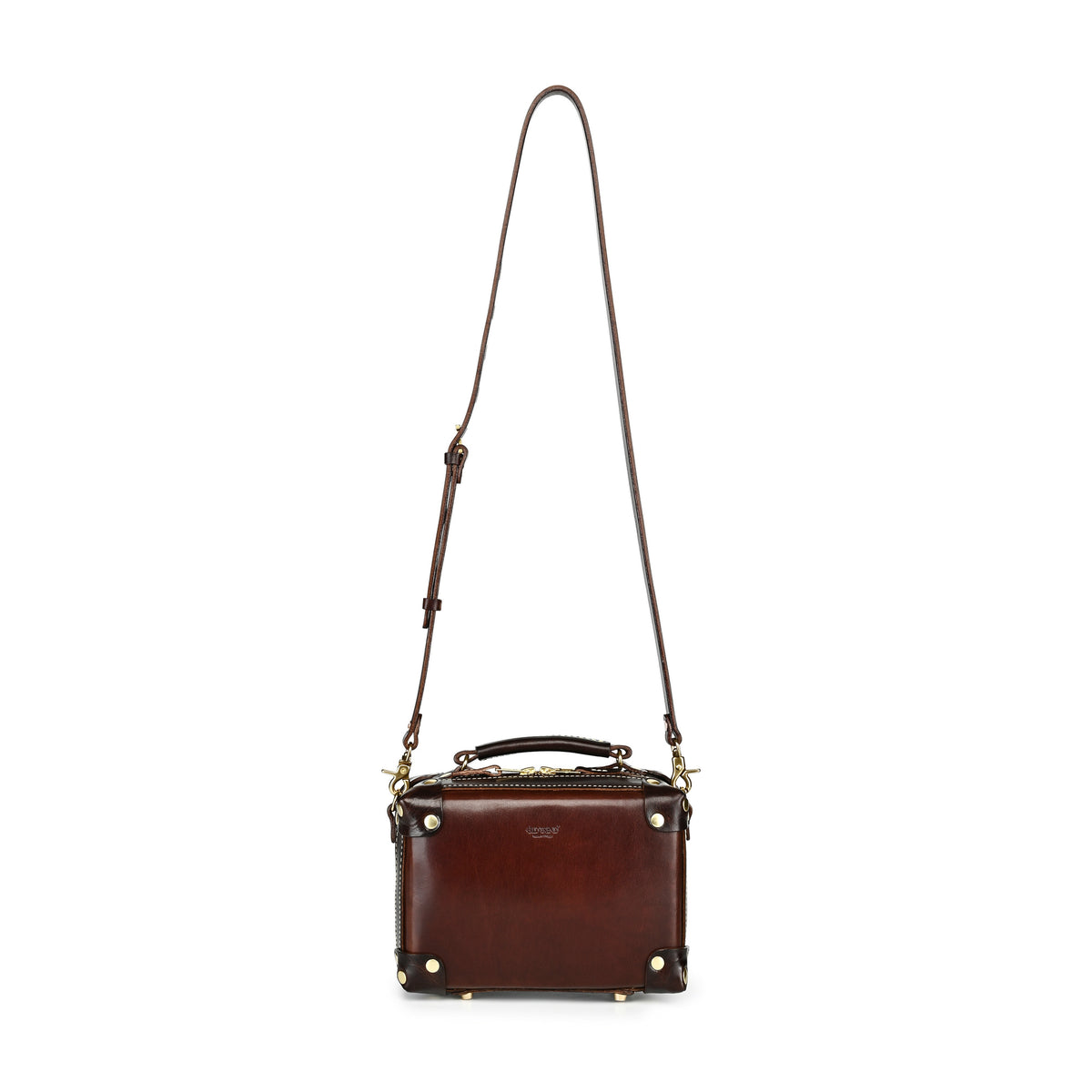 Cedar Mini Trunk Crossbody in Taupe/Brown - photo 16 