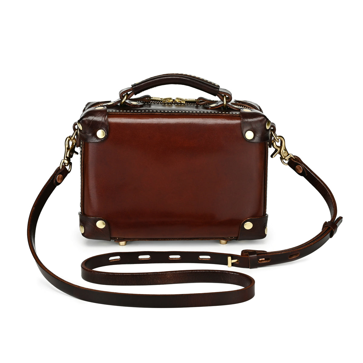 Cedar Mini Trunk Crossbody in Taupe/Brown - photo 3 