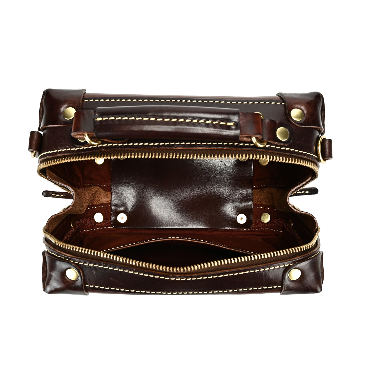 Cedar Mini Trunk Crossbody in Taupe/Brown - photo 4 