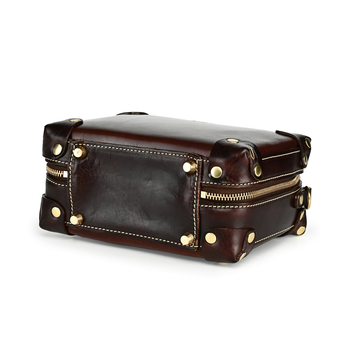 Cedar Mini Trunk Crossbody in Taupe/Brown - photo 7 