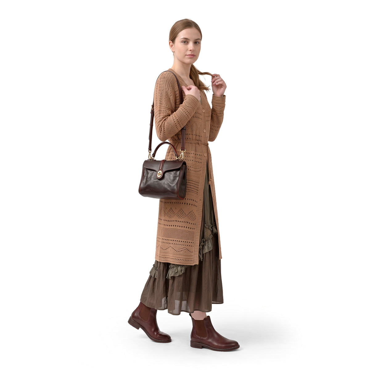 Laurel Heritage Satchel in Brown - photo 2 