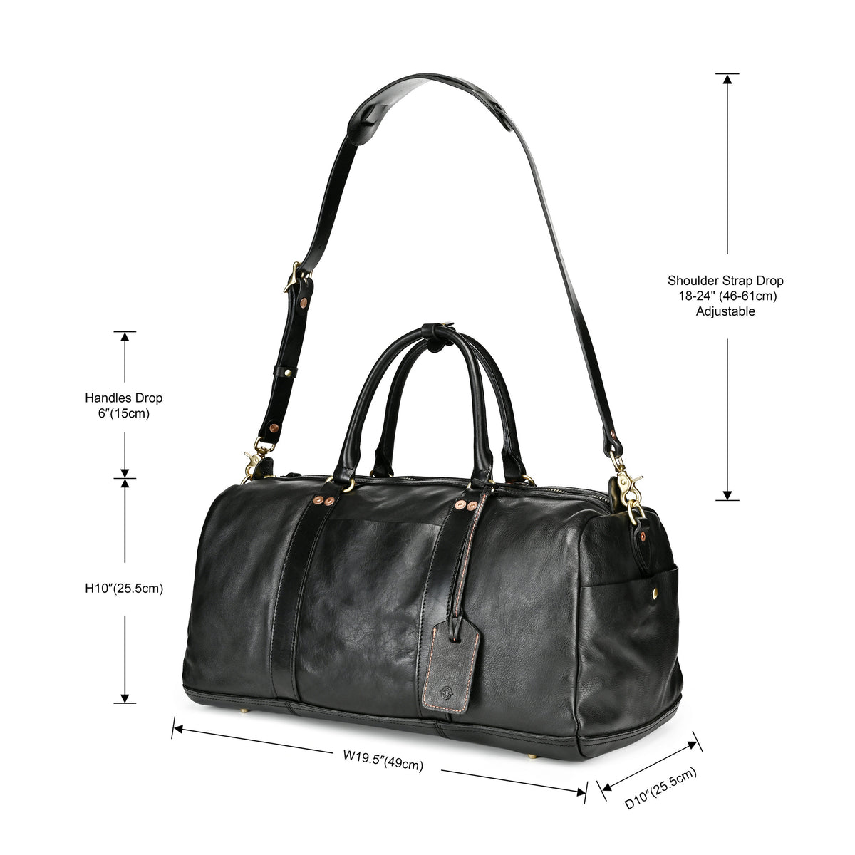 Speedwell Heritage Duffel in Black - photo 8 