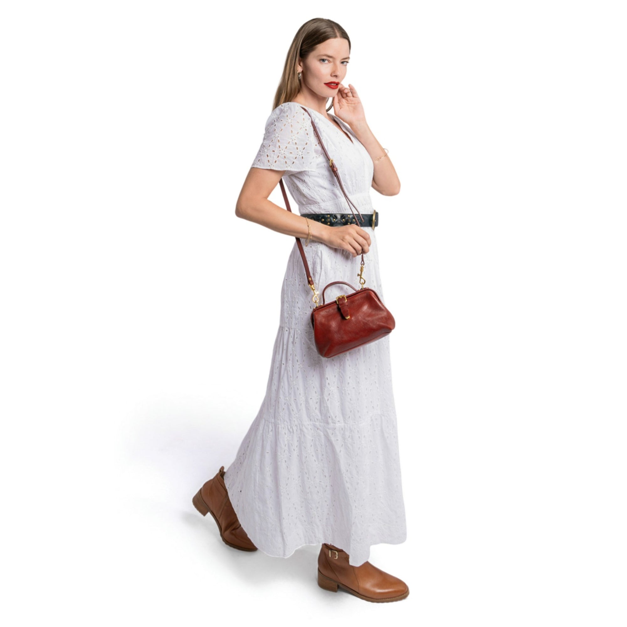 Doctor Mini Crossbody - Brown - image 9