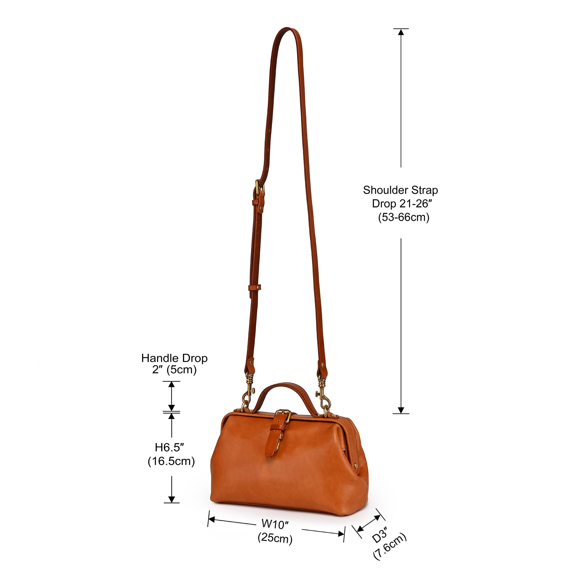 Doctor Mini Crossbody - Chestnut - image 8