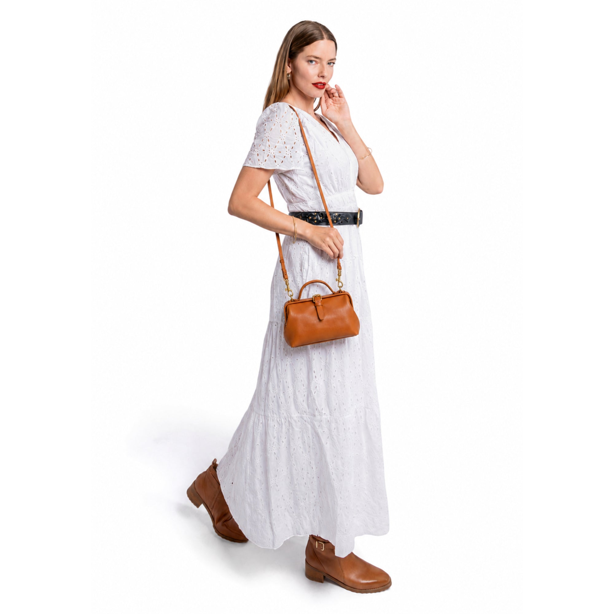 Doctor Mini Crossbody - Chestnut - image 9