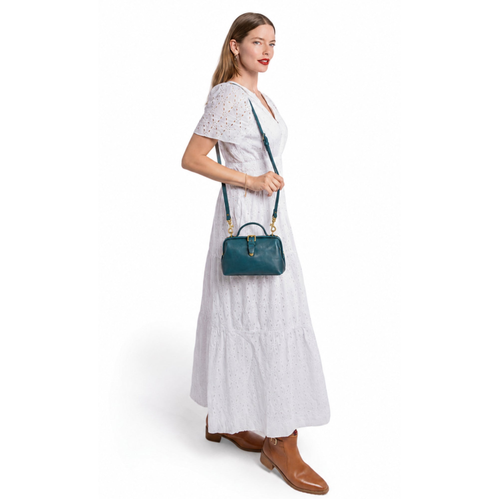 Doctor Mini Crossbody - Turquoise - image 2