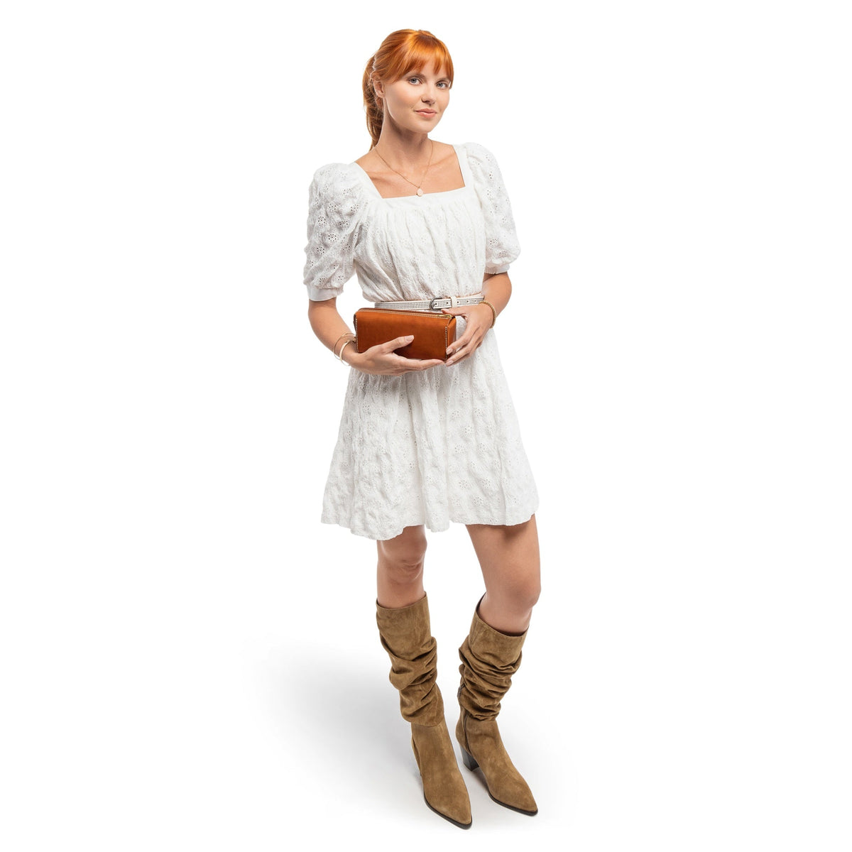 Portable Leather Box - Caramel - image 2