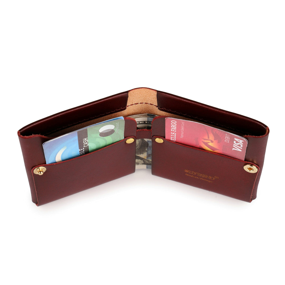 Celosia Bi-fold Wallet - Burgundy - image 9