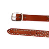Silverstud Leather Belt