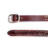 Silverstud Leather Belt