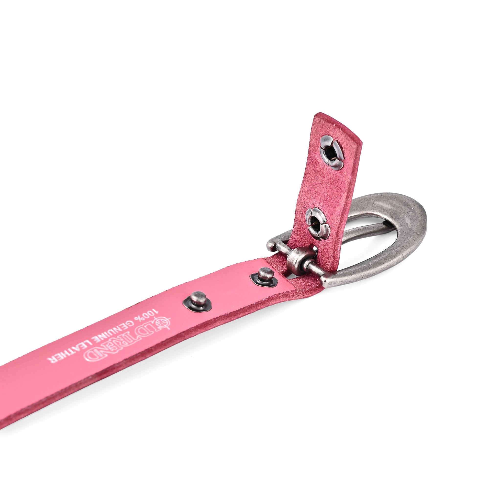 Rosa Flourish Leather Belt - Pink - image 7