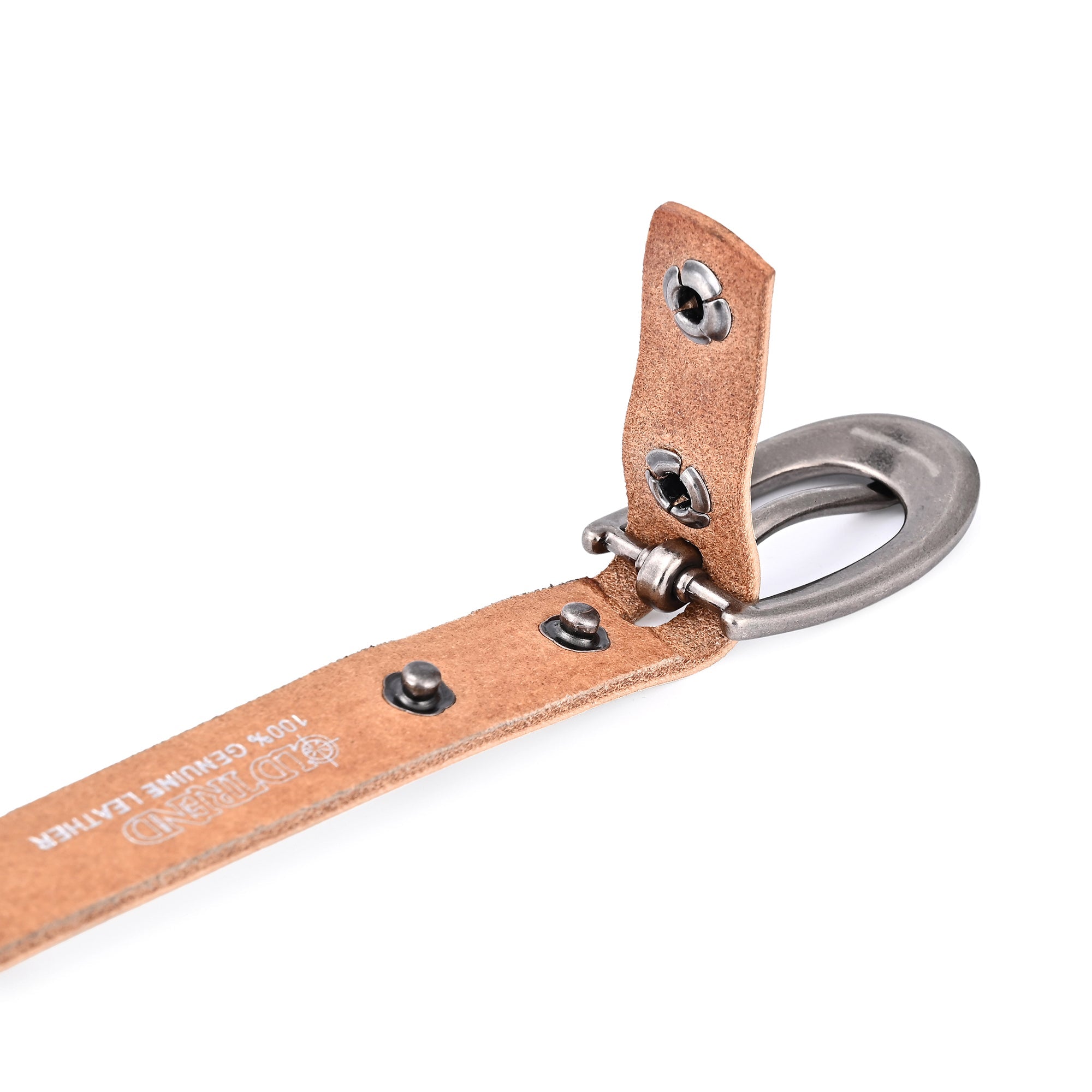Rosa Flourish Leather Belt - White - image 5