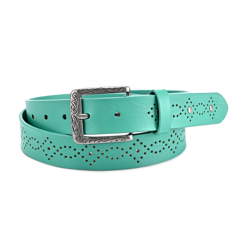 Daisy Blossom Leather Belt