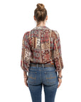 Blooming Crocus Leather Belt - Grey - image 3