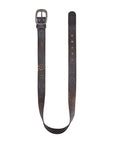 Blooming Crocus Leather Belt - Grey - image 9