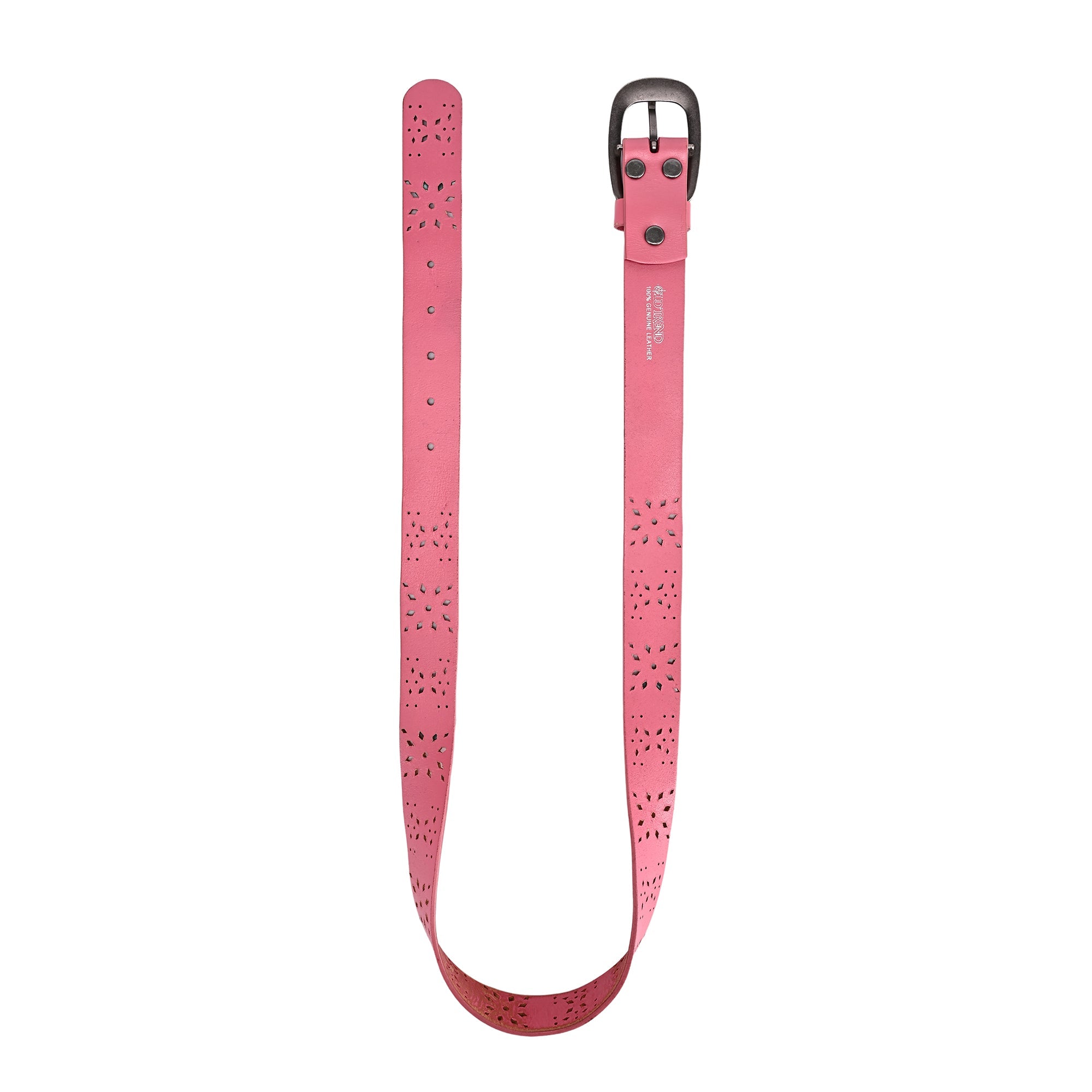Blooming Crocus Leather Belt - Pink - image 10