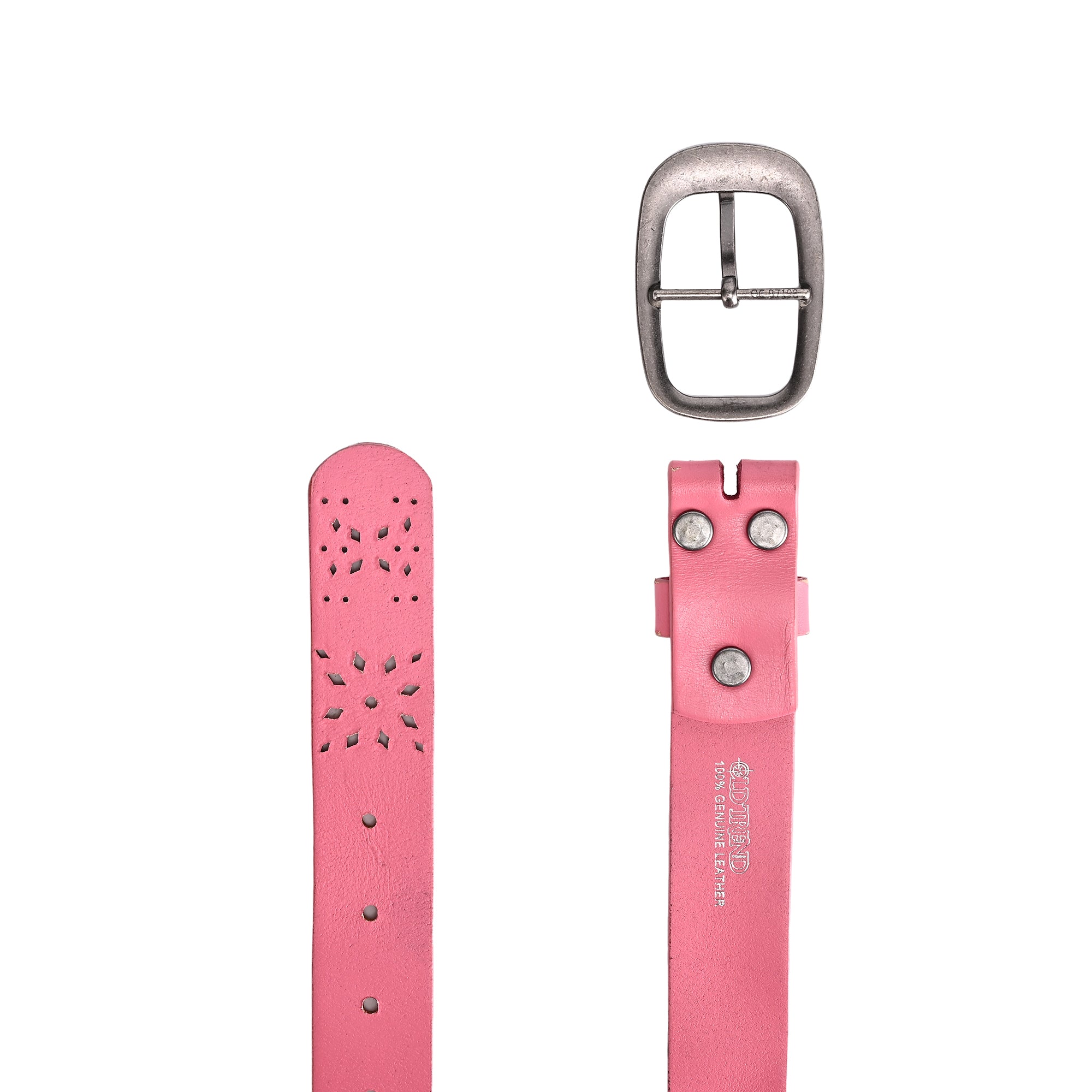 Blooming Crocus Leather Belt
