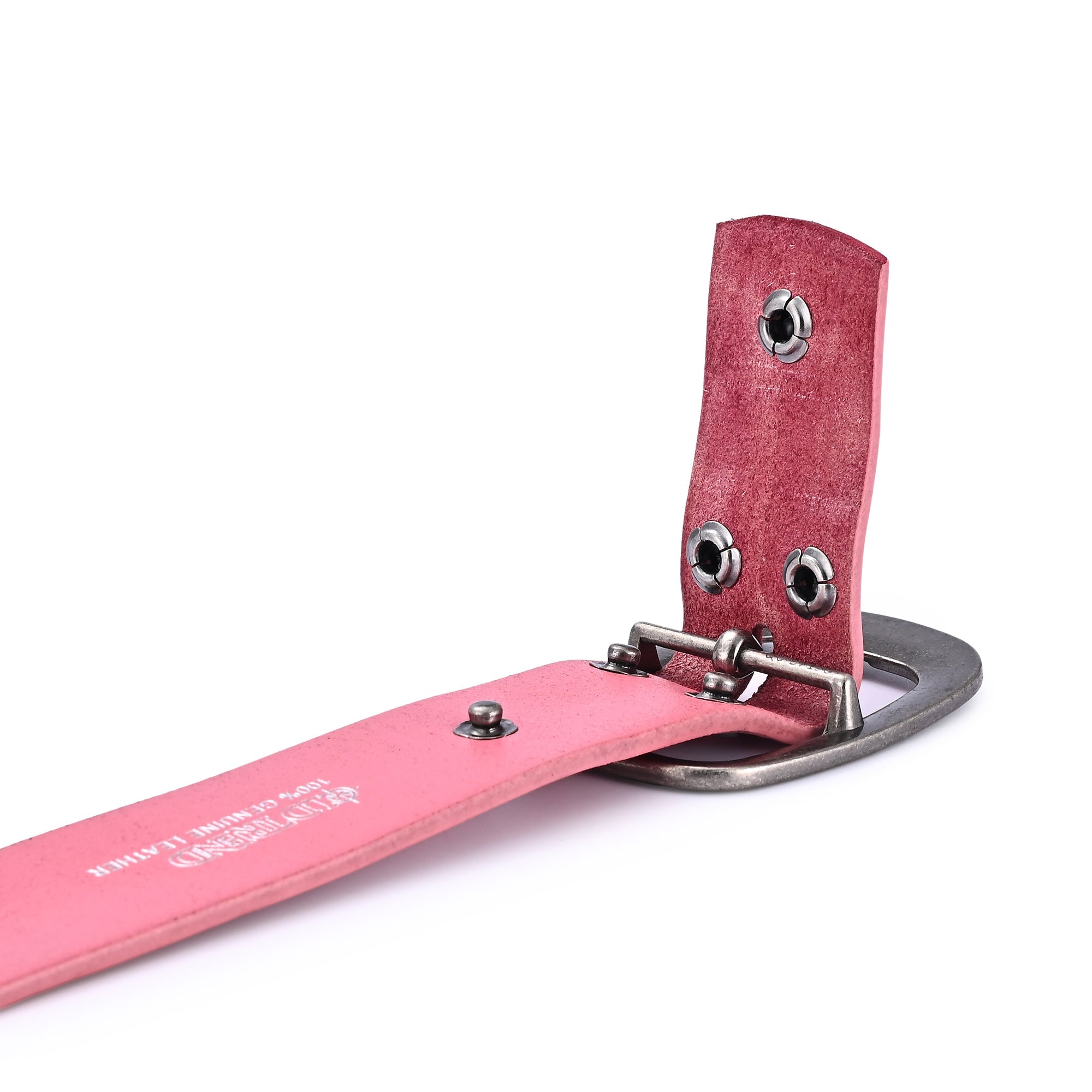Blooming Crocus Leather Belt - Pink - image 7