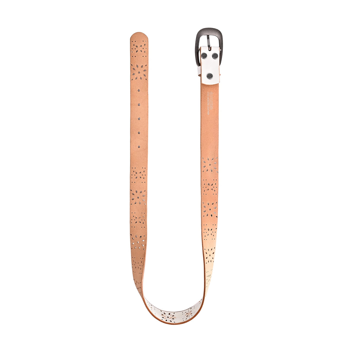 Blooming Crocus Leather Belt - White - image 10