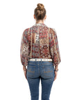 Blooming Crocus Leather Belt - White - image 3