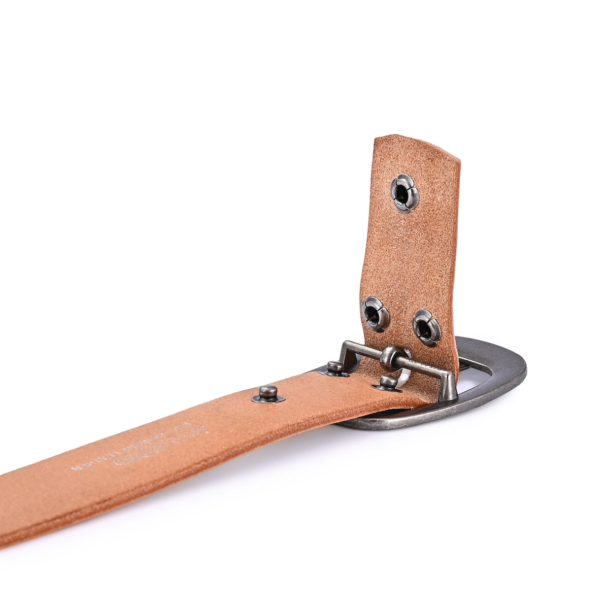 Blooming Crocus Leather Belt - White - image 7