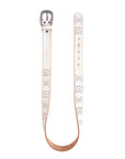 Blooming Crocus Leather Belt - White - image 9