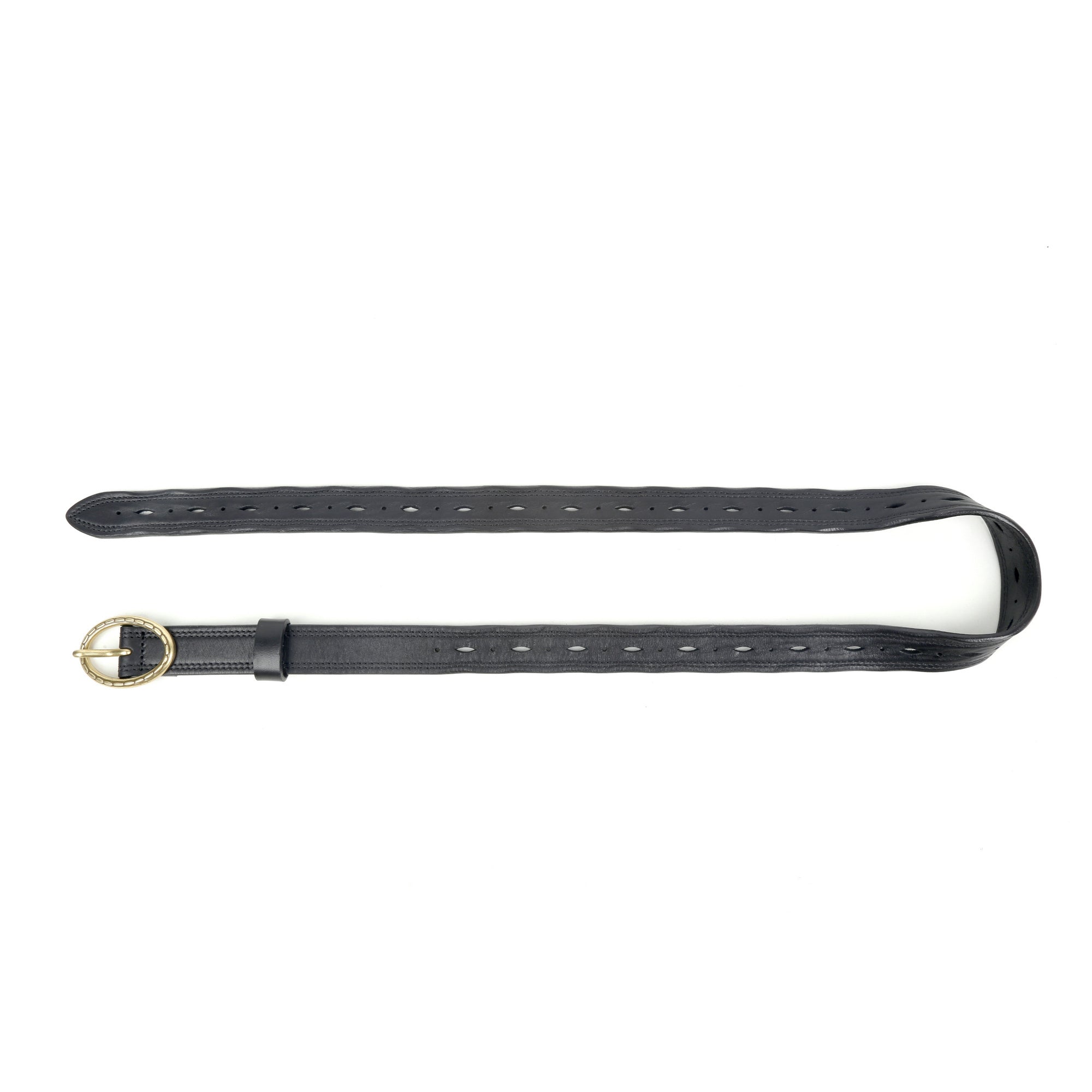 Vintage Soul Leather Belt - Black - image 10