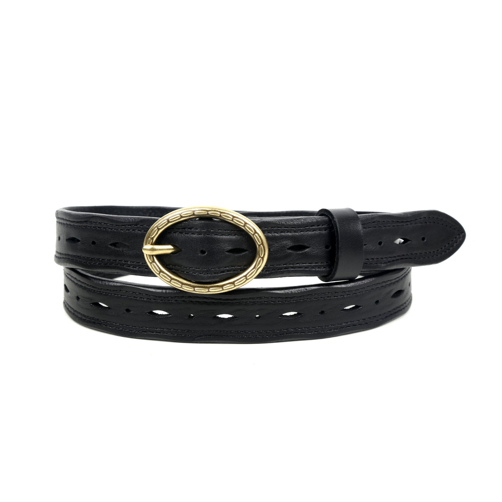 Vintage Soul Leather Belt - Black - image 1