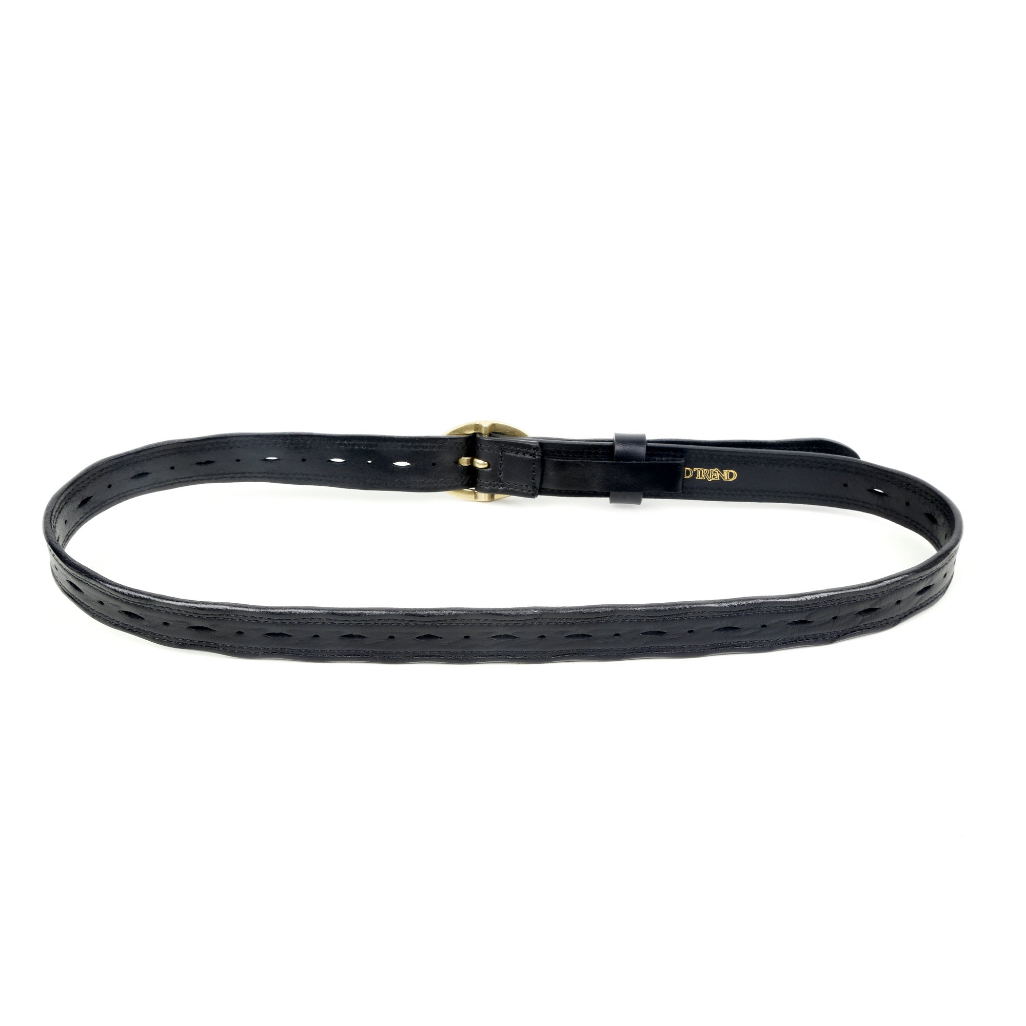 Vintage Soul Leather Belt - Black - image 5