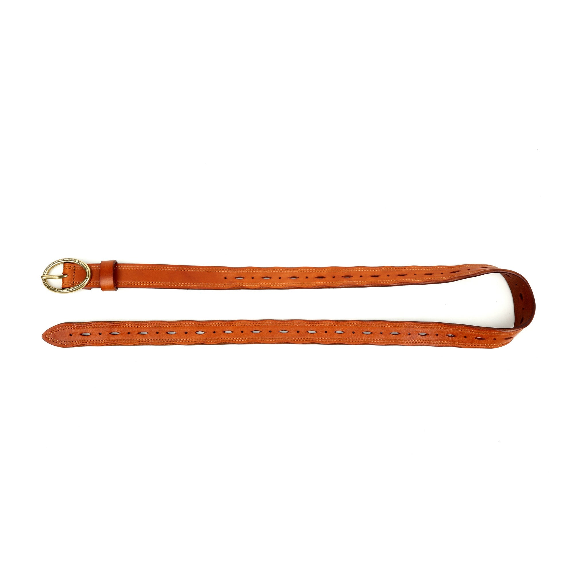 Vintage Soul Leather Belt - Camel - image 10