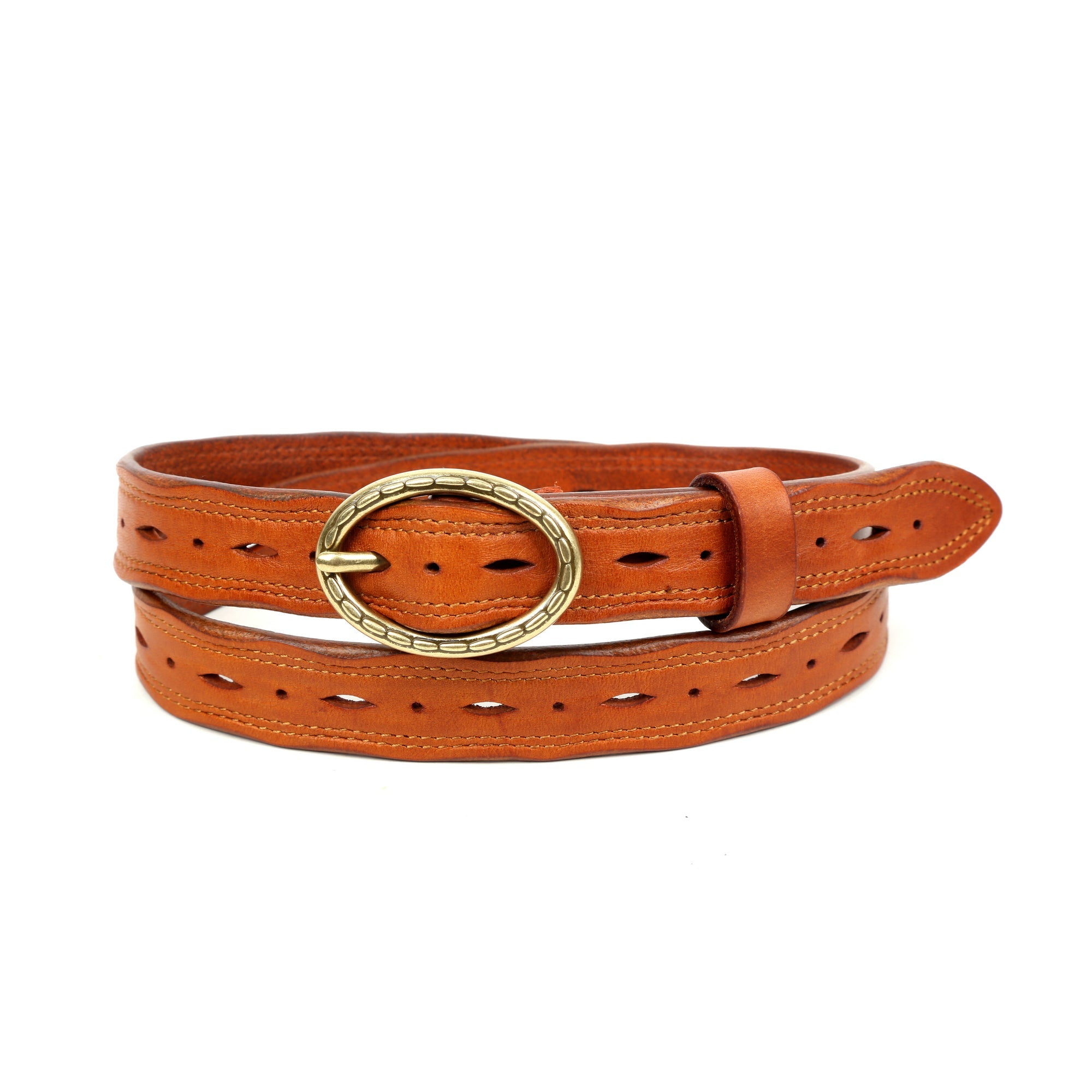 Vintage Soul Leather Belt - Camel - image 1