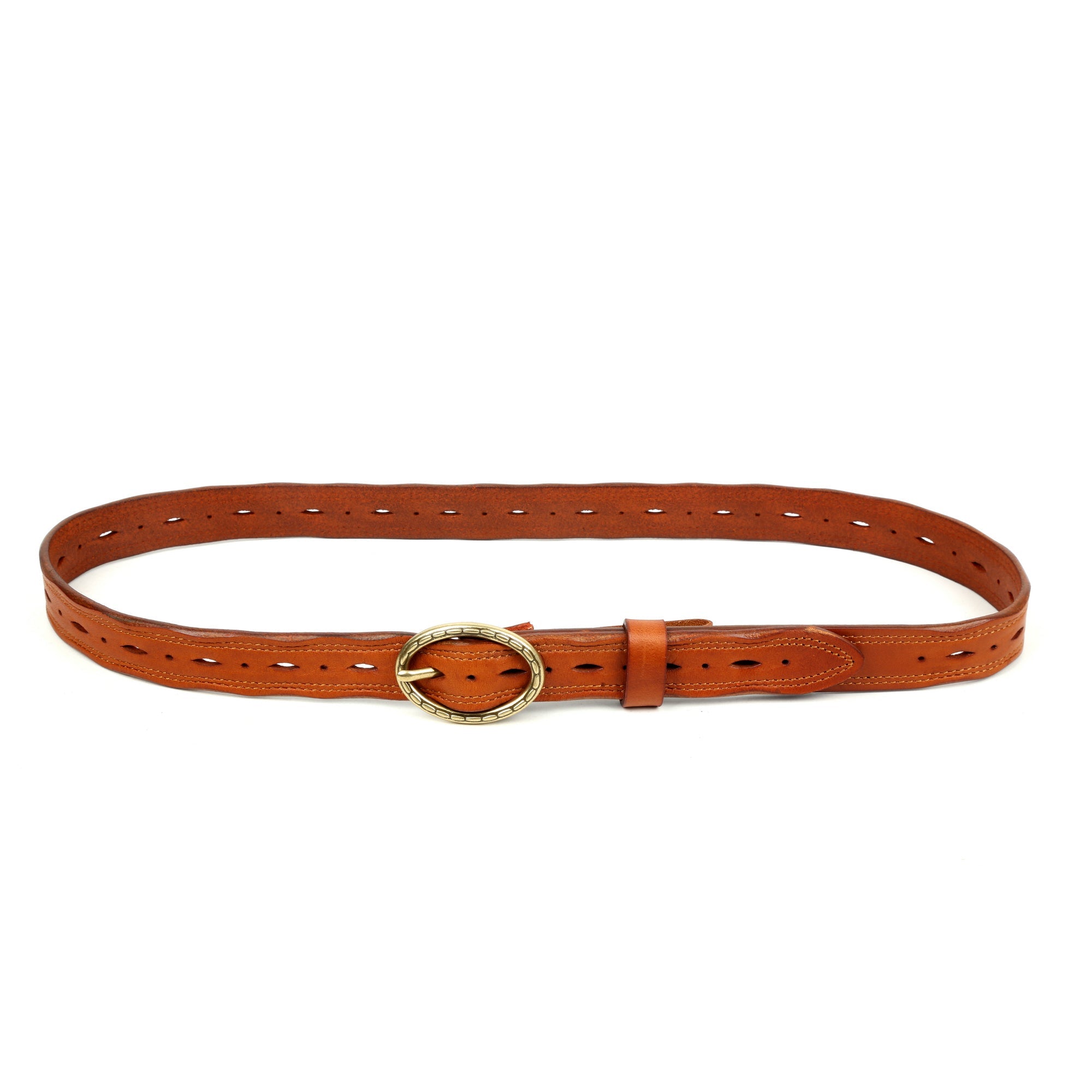 Vintage Soul Leather Belt - Camel - image 4