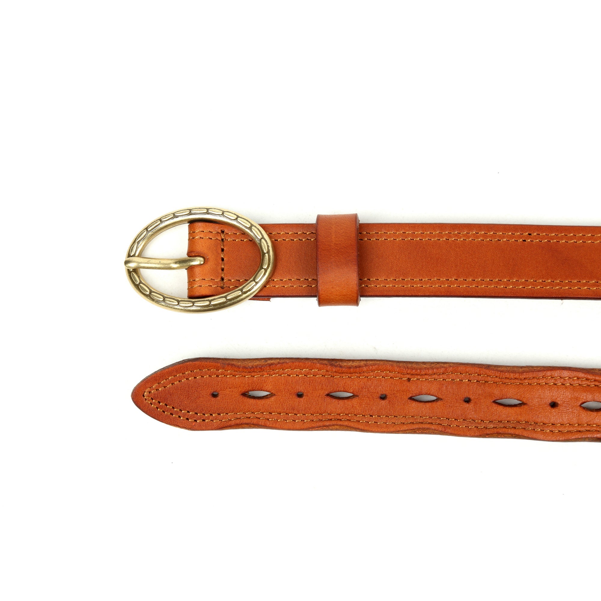 Vintage Soul Leather Belt - Camel - image 6