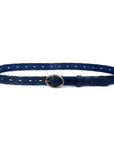 Vintage Soul Leather Belt - Navy - image 4