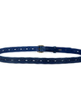 Vintage Soul Leather Belt - Navy - image 5