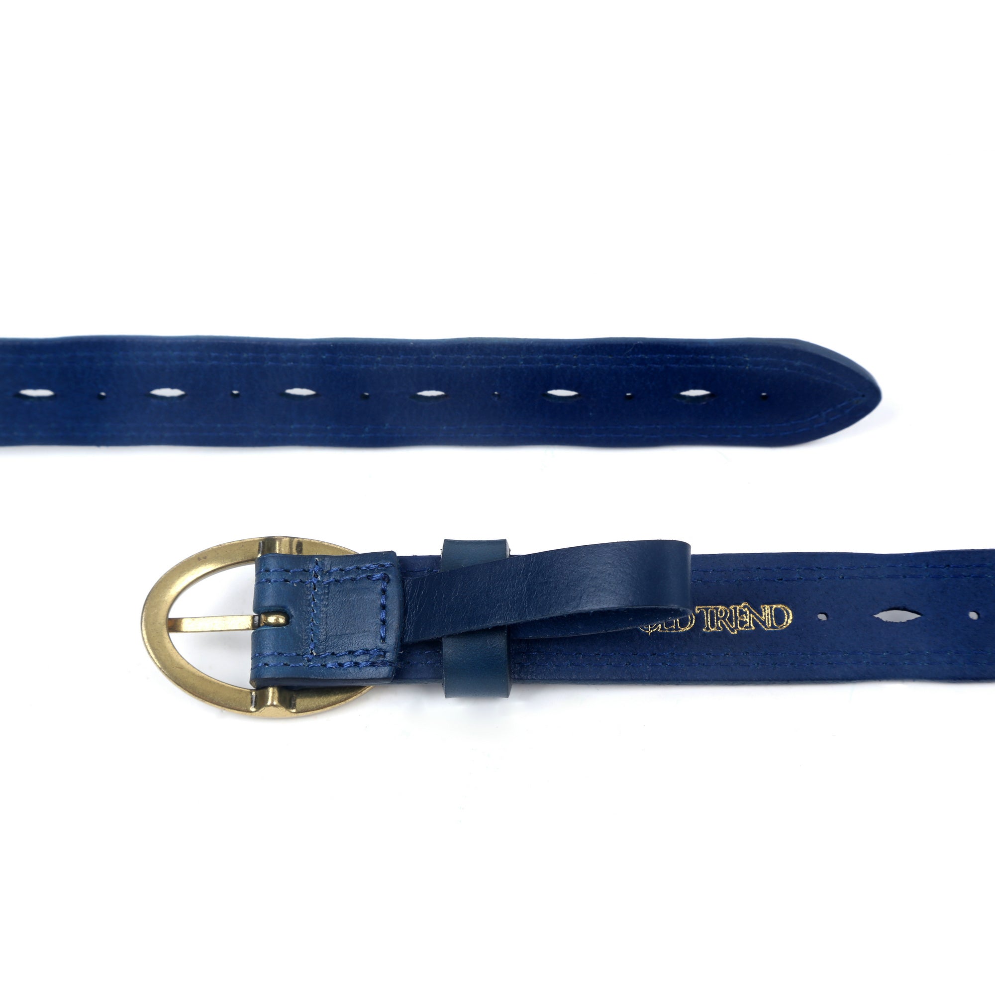 Vintage Soul Leather Belt - Navy - image 7