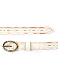 Vintage Soul Leather Belt - White - image 6