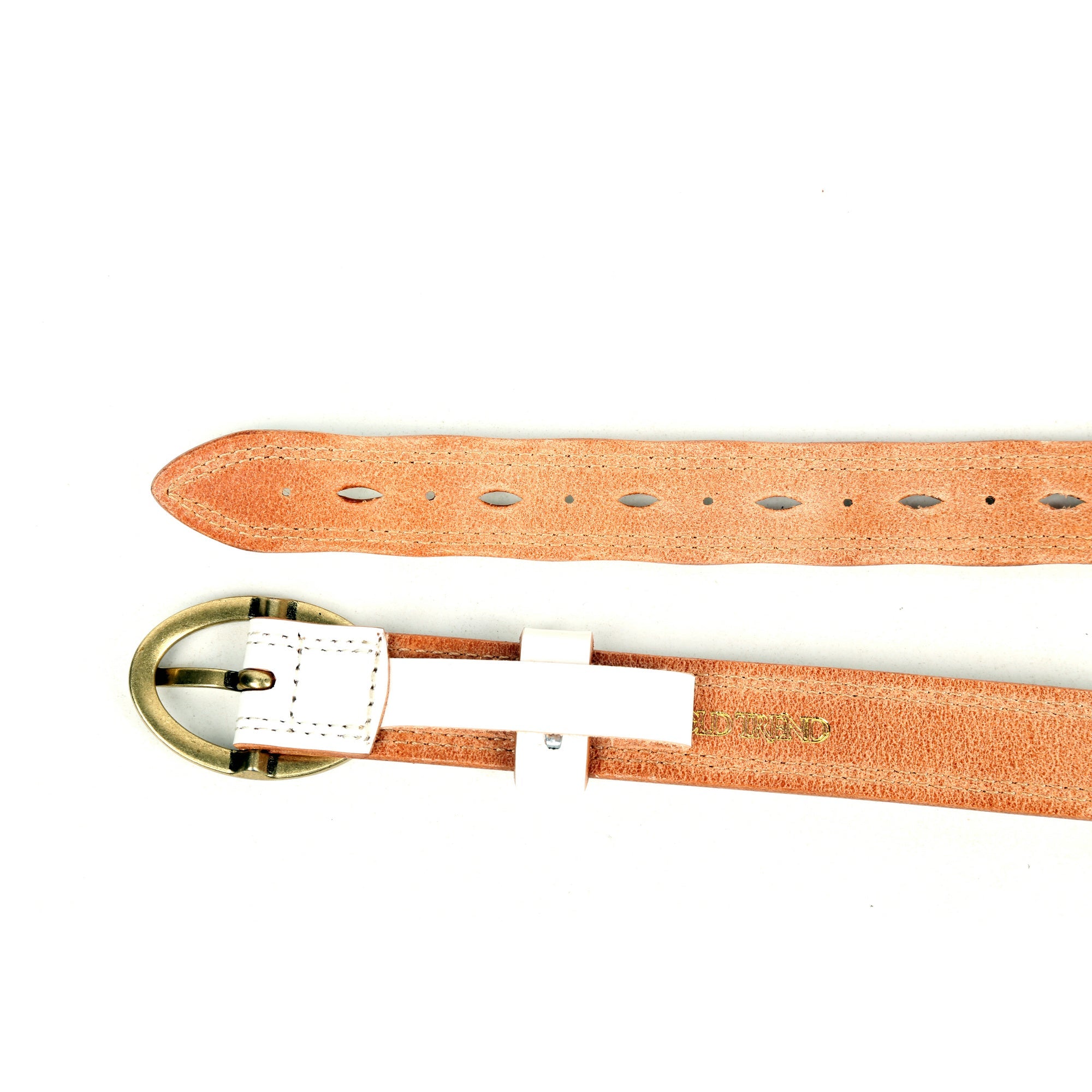 Vintage Soul Leather Belt - White - image 7