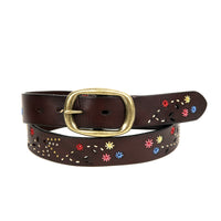 Blossom Leather Belt