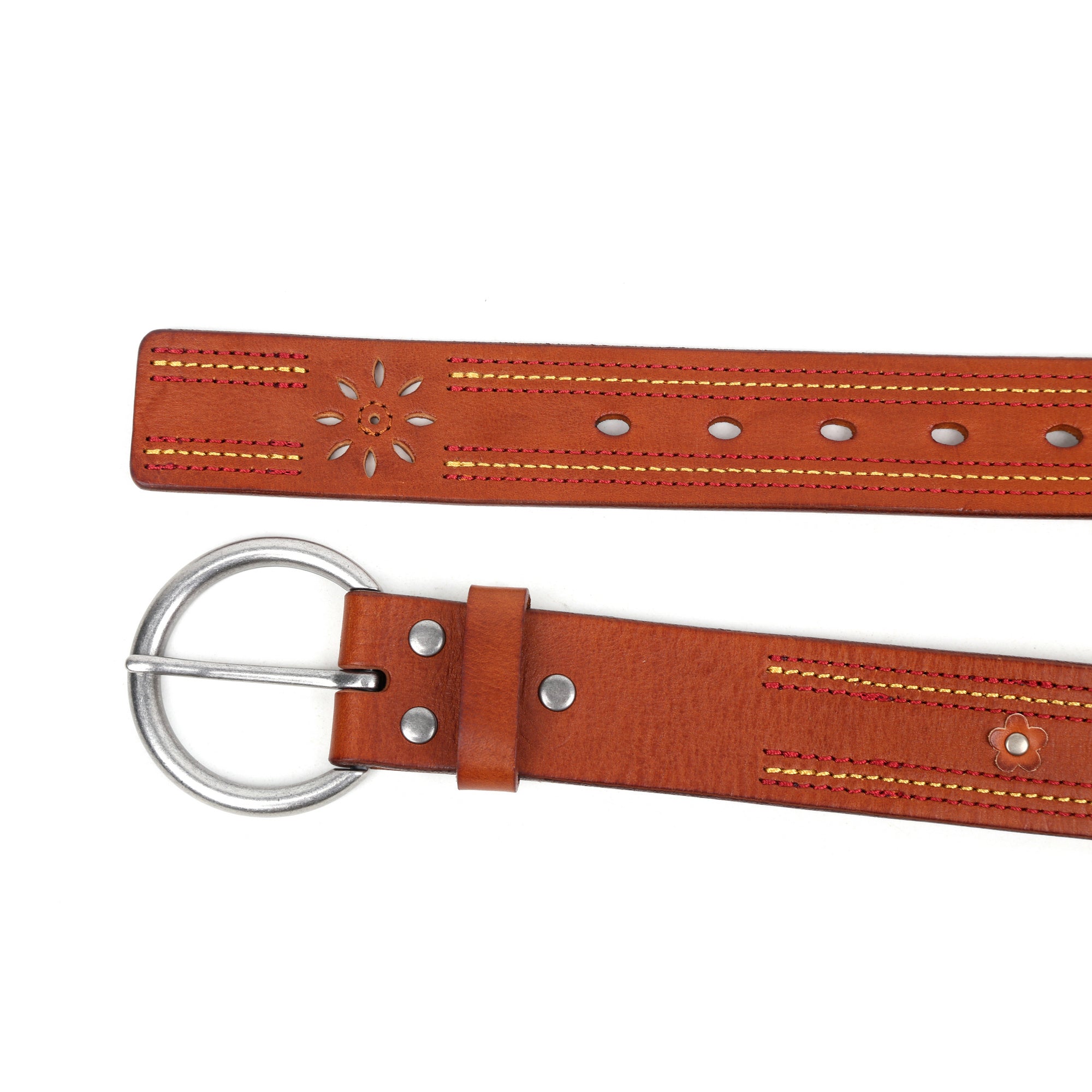 Blossom Valley Leather Belt