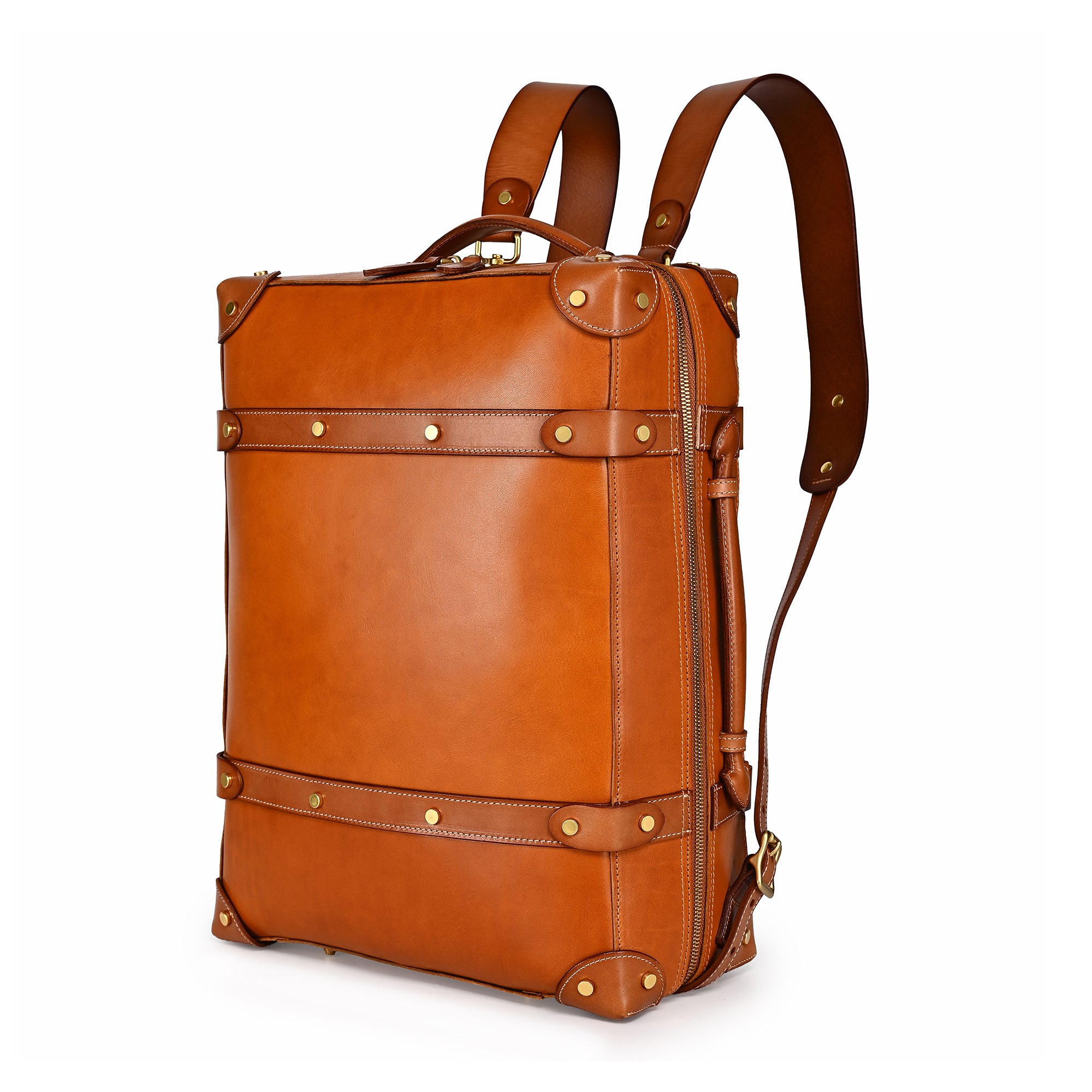 Speedwell Small Leather Trunk Backpack – Old Trend