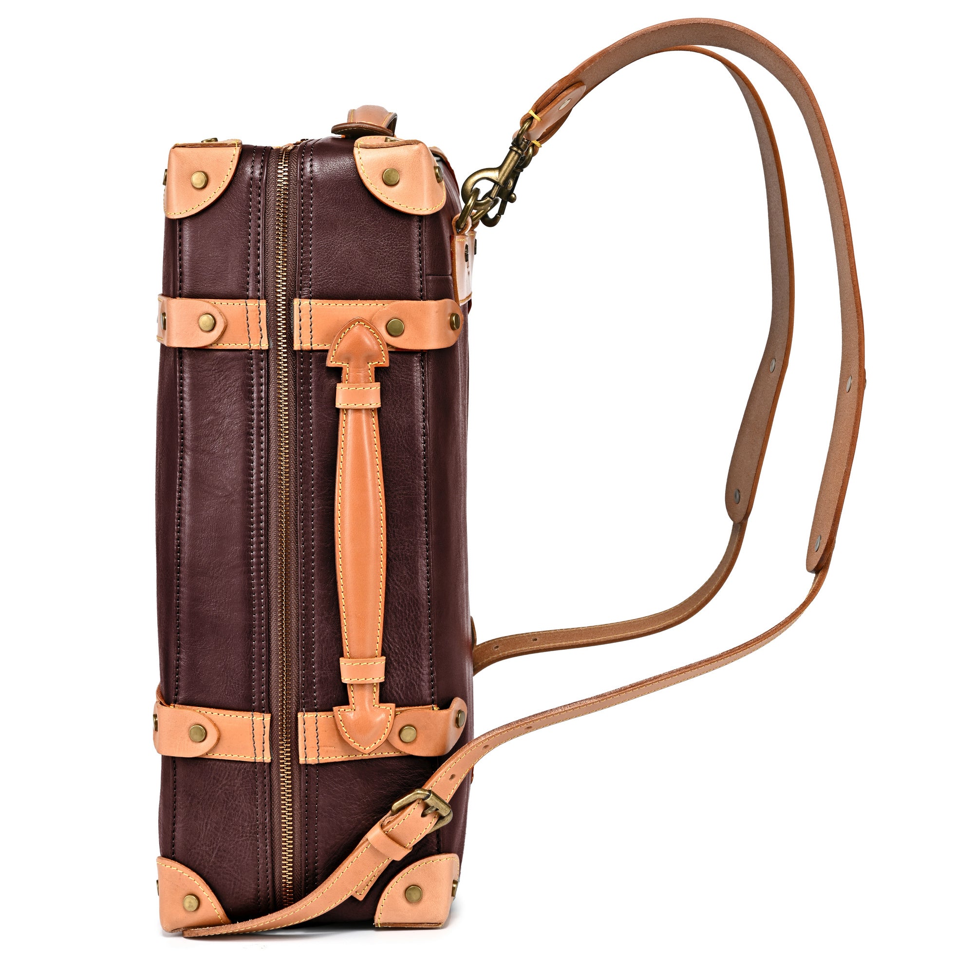 Speedwell Small Leather Trunk Backpack – Old Trend
